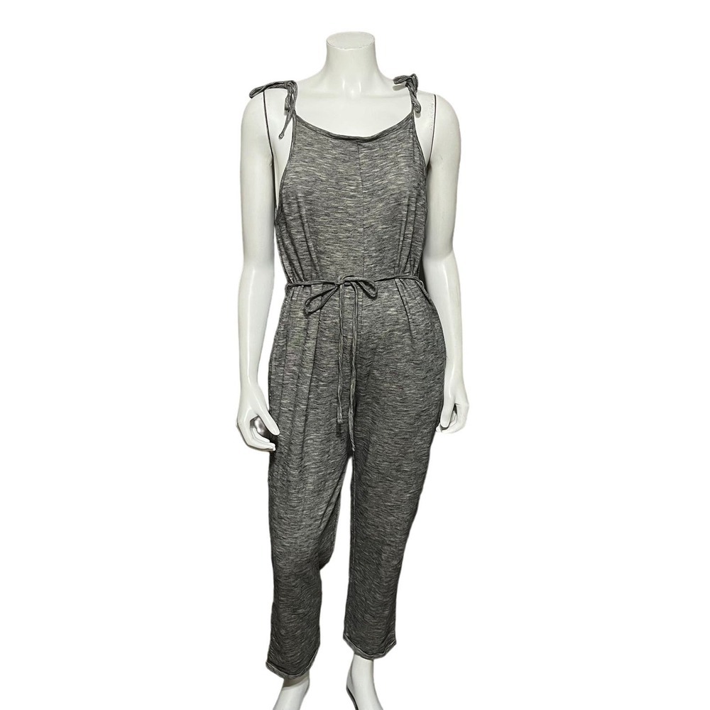 🌟Natural Striped Knit 100% Organic Cotton Jumpsuit Sz-Small